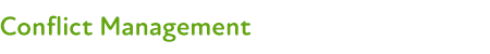 Conflict Management